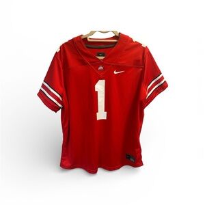 Brand: Nike
Team: Ohio State Buckeyes
Color: University Red/Scarlet with white